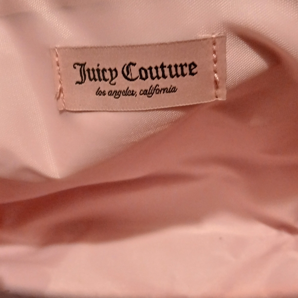 Juicy Couture Black Cosmetic Bag with Pink Details - Picture 6 of 10